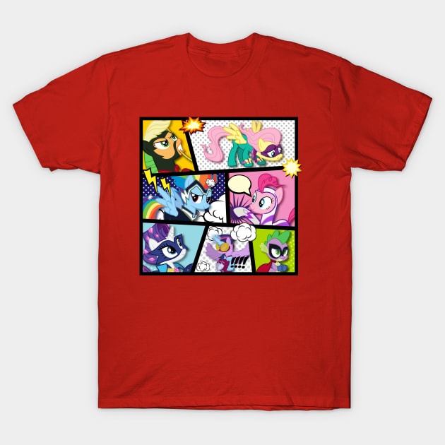 Power Ponys T-Shirt by Arivp